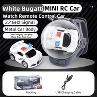 HKM-120659 Mini 2.4G Remote Control Watch Car - Cute Indoor-Outdoor Toy for Kids Ages 5 and Up