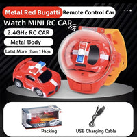 HKM-120659 Mini 2.4G Remote Control Watch Car - Cute Indoor-Outdoor Toy for Kids Ages 5 and Up