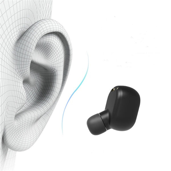 HKM-120723 M1 Wireless Bluetooth Headset with Power Display and Voice Control, Stereo Sound, Black or White