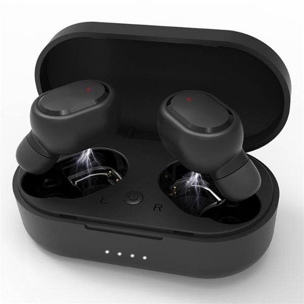 HKM-120723 M1 Wireless Bluetooth Headset with Power Display and Voice Control, Stereo Sound, Black or White