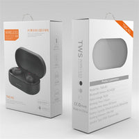 HKM-120723 M1 Wireless Bluetooth Headset with Power Display and Voice Control, Stereo Sound, Black or White