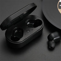HKM-120723 M1 Wireless Bluetooth Headset with Power Display and Voice Control, Stereo Sound, Black or White
