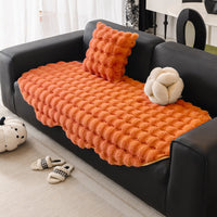 HKM-120723 Thick Plush Irregular Sofa Cushion for Autumn and Winter – Mediterranean Style Dust Cover