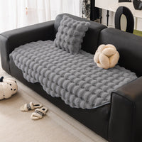 HKM-120723 Thick Plush Irregular Sofa Cushion for Autumn and Winter – Mediterranean Style Dust Cover