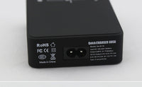 HKM-120851 Multi-Port USB Charger for Mobile Devices - 5V 8000mA, Black