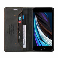 HKM-120915 Solid Color Flip Wallet Case for POCO X3 NFC with Suction and Card Slots
