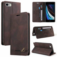 HKM-120915 Solid Color Flip Wallet Case for POCO X3 NFC with Suction and Card Slots