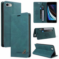 HKM-120915 Solid Color Flip Wallet Case for POCO X3 NFC with Suction and Card Slots