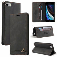 HKM-120915 Solid Color Flip Wallet Case for POCO X3 NFC with Suction and Card Slots