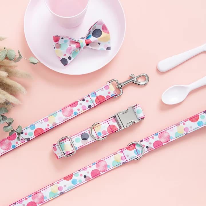 HKM-121171 Customizable Dog Collar with Unique Print for Cats and Dogs