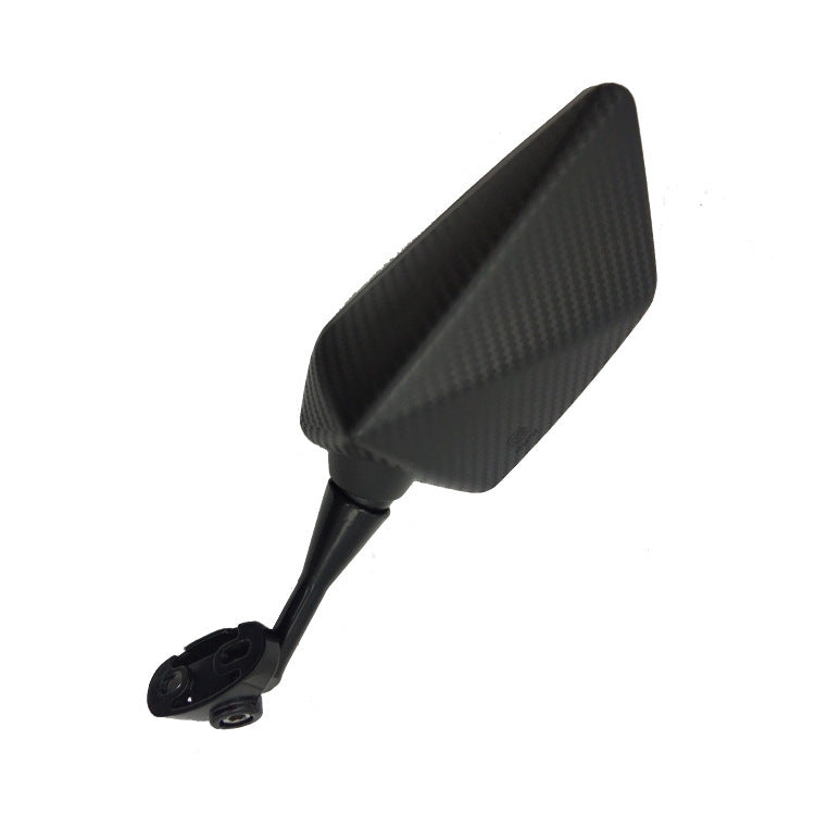 HKM-121171 Horizon Rearview Mirrors Set with Installation Accessories for Sports Cars, Black, Convex Design