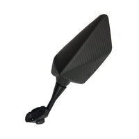 HKM-121171 Horizon Rearview Mirrors Set with Installation Accessories for Sports Cars, Black, Convex Design