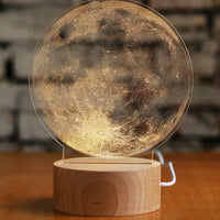 HKM-121427 3D Acrylic Jellyfish Night Light - Modern Minimalist Table Lamp for Bedroom and Gift Use