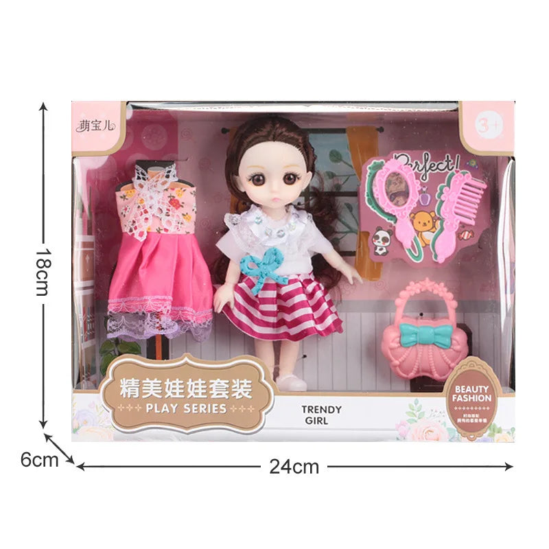 HKM-121491 Doll Playhouse Gift Set for Girls - Educational Toys for Ages 0-14