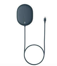 HKM-121555 Double Circle Infinite Rotation Wireless Charger - 12V, 3000mA Lithium Battery, Available in Black, White, Blue