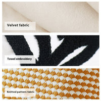 HKM-121619 Modern Minimalist Cat Embroidered Cushion - Available in Various Styles and Sizes