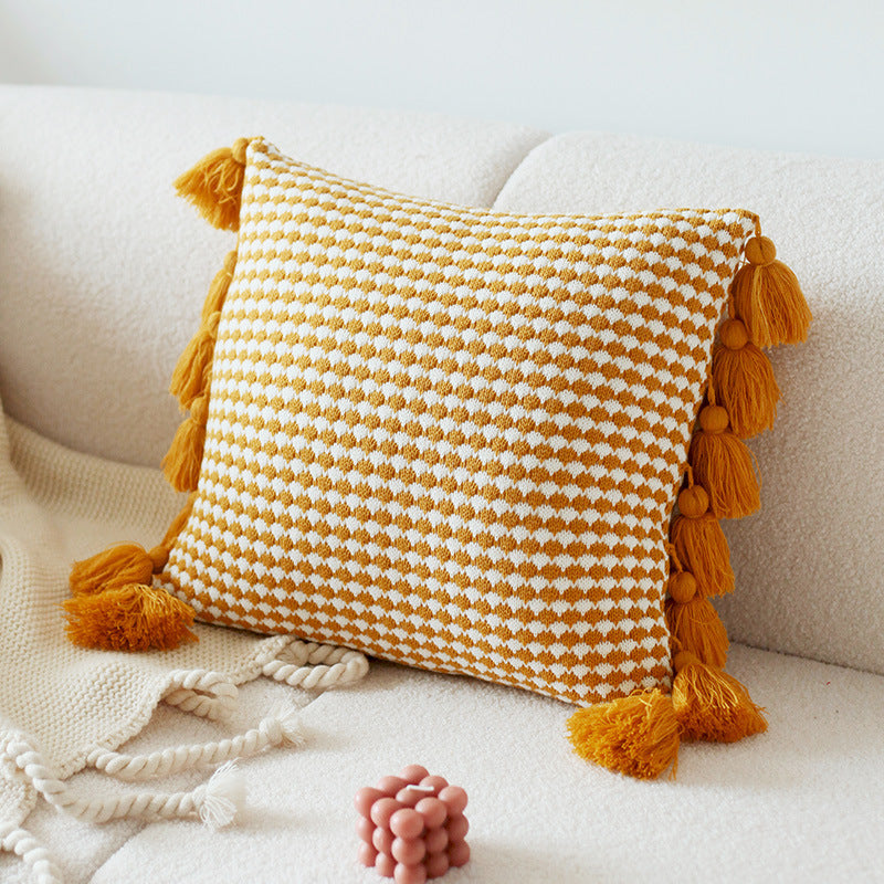 HKM-121619 Modern Minimalist Cat Embroidered Cushion - Available in Various Styles and Sizes