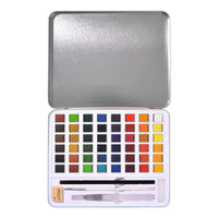 HKM-121747 Pearlescent Watercolor Paint Set - 24 Colors in Box, Includes Metallic and Pure Pearlescent Options
