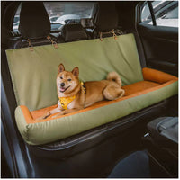 HKM-122003 Portable Detachable and Washable Pet Mat for Cars - Minimalist Design in Green, Gray, and Blue