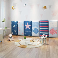 HKM-122131 Cartoon-Themed Soft Headboard in Customizable Sizes and Colors