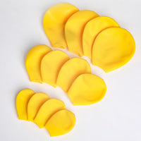 HKM-122131 Small Dog Rubber Shoe Covers - Anti-Dirty Rain Protection in Yellow, Blue, and Pink, Available in S, M, L Sizes