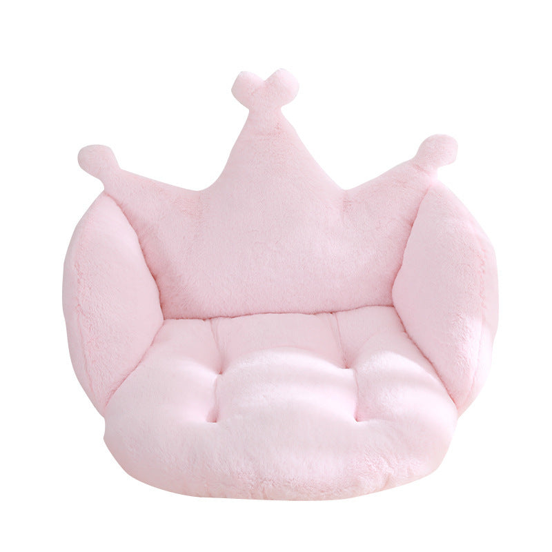 HKM-122195 Imitation Rabbit Plush Floor Lazy Mat - Modern Cushion for Living Room, Bedroom, and More