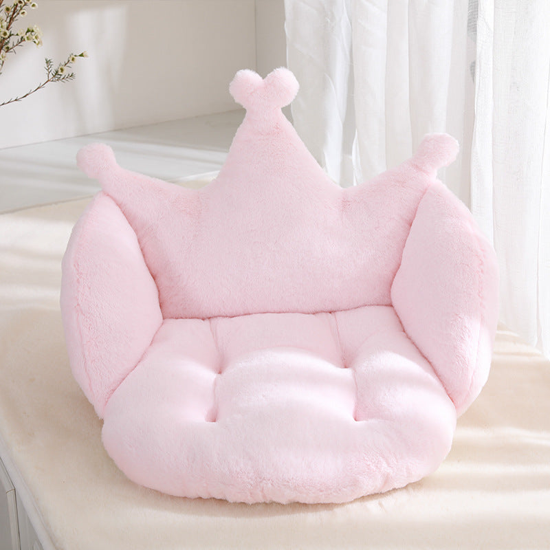 HKM-122195 Imitation Rabbit Plush Floor Lazy Mat - Modern Cushion for Living Room, Bedroom, and More