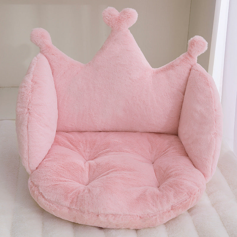 HKM-122195 Imitation Rabbit Plush Floor Lazy Mat - Modern Cushion for Living Room, Bedroom, and More