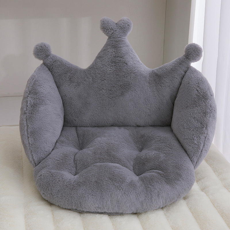 HKM-122195 Imitation Rabbit Plush Floor Lazy Mat - Modern Cushion for Living Room, Bedroom, and More