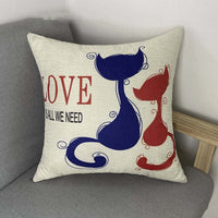 HKM-122259 Cartoon Cushion Pillow with 350g Non-Woven Core - 45x45cm Size