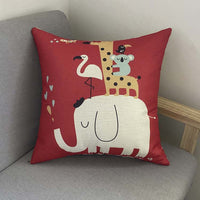 HKM-122259 Cartoon Cushion Pillow with 350g Non-Woven Core - 45x45cm Size