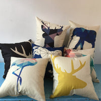 HKM-122259 Cartoon Cushion Pillow with 350g Non-Woven Core - 45x45cm Size