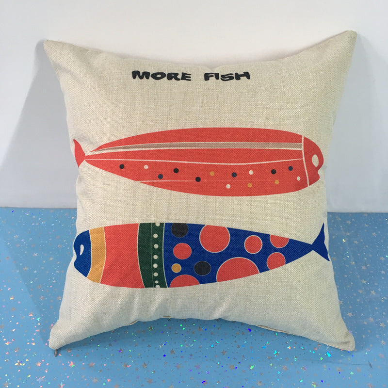 HKM-122259 Cartoon Cushion Pillow with 350g Non-Woven Core - 45x45cm Size