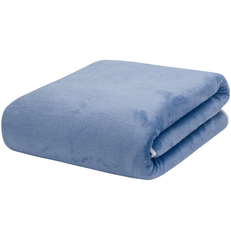 HKM-122387 Large Absorbent Quick-Drying Lint-Resistant Cotton Towel in Various Solid Colors and Sizes