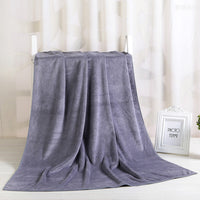 HKM-122387 Large Absorbent Quick-Drying Lint-Resistant Cotton Towel in Various Solid Colors and Sizes
