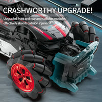 HKM-122387 Large Size 1:8 Drift RC Stunt Car - 360 Rotating Remote Control Racing Vehicle for Indoor-Outdoor Fun