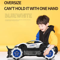 HKM-122387 Large Size 1:8 Drift RC Stunt Car - 360 Rotating Remote Control Racing Vehicle for Indoor-Outdoor Fun