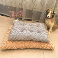 HKM-122515 Rose Plush Pet Mat Plush Cat And Dog Mat