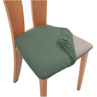 HKM-122515 Square Chair Cushion Cover in Various Colors, Made from 90% Polyester and 10% Spandex - Modern Pineapple Grid Design