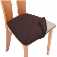 HKM-122515 Square Chair Cushion Cover in Various Colors, Made from 90% Polyester and 10% Spandex - Modern Pineapple Grid Design