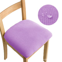 HKM-122515 Square Chair Cushion Cover in Various Colors, Made from 90% Polyester and 10% Spandex - Modern Pineapple Grid Design