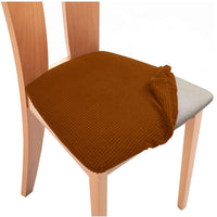 HKM-122515 Square Chair Cushion Cover in Various Colors, Made from 90% Polyester and 10% Spandex - Modern Pineapple Grid Design