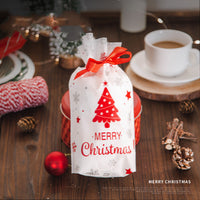 HKM-122579 Christmas Decoration Scene Sticker Set with Mugs, Straws, Pockets, and LED Lights