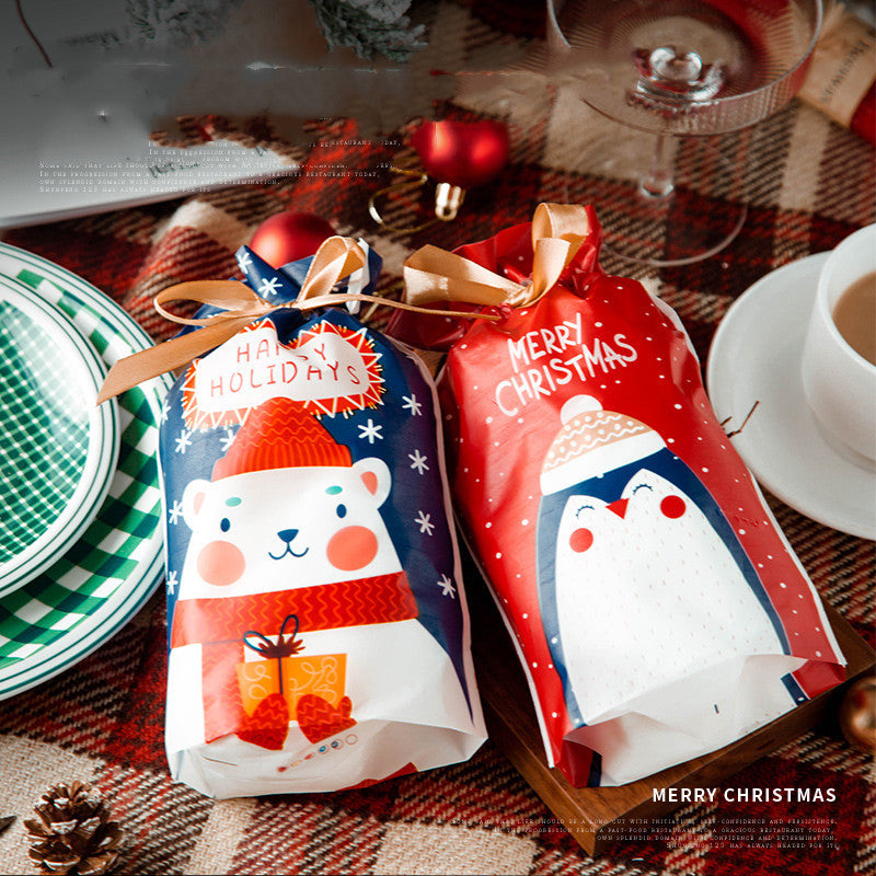 HKM-122579 Christmas Decoration Scene Sticker Set with Mugs, Straws, Pockets, and LED Lights