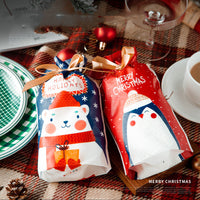 HKM-122579 Christmas Decoration Scene Sticker Set with Mugs, Straws, Pockets, and LED Lights