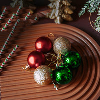 HKM-122579 Christmas Decoration Scene Sticker Set with Mugs, Straws, Pockets, and LED Lights