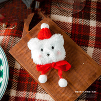 HKM-122579 Christmas Decoration Scene Sticker Set with Mugs, Straws, Pockets, and LED Lights
