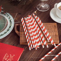 HKM-122579 Christmas Decoration Scene Sticker Set with Mugs, Straws, Pockets, and LED Lights