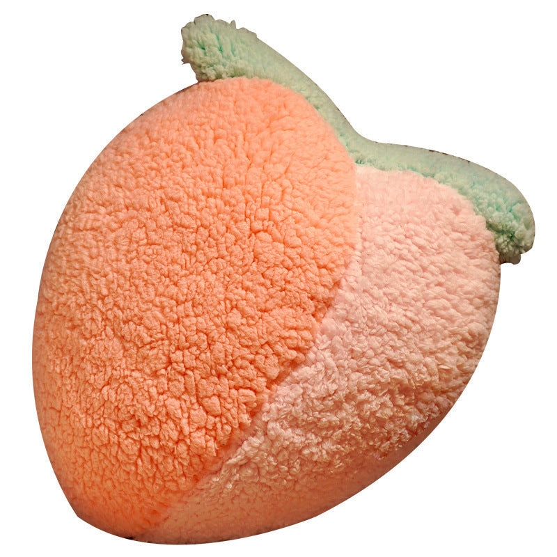 HKM-122771 Cartoon Fruit Plush Pillow - Pineapple, Carrot, Cactus, and More in Cotton Velvet