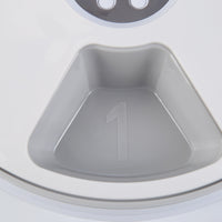 HKM-122835 Timed Electric Pet Feeder with 6 Compartments for Cats and Dogs